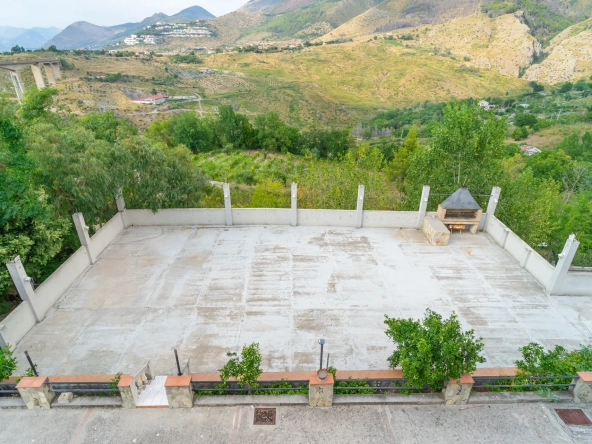 large space with potential swimming pool