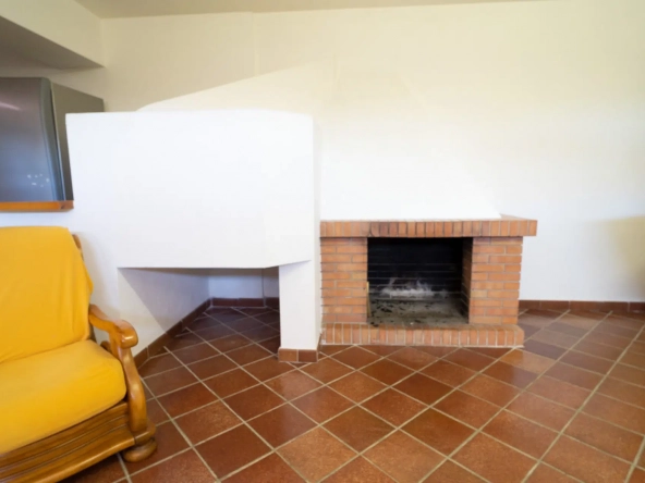 Villa Marcellina fireplace