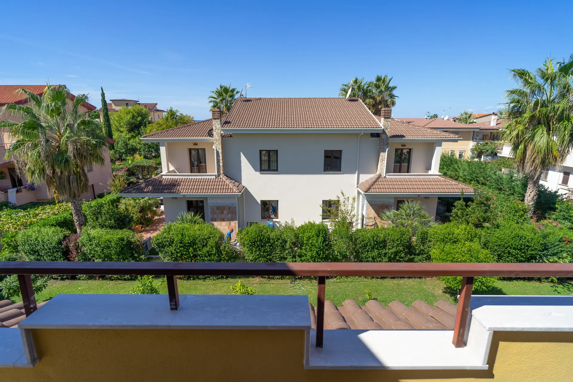Villa Marcellina view from the balcony