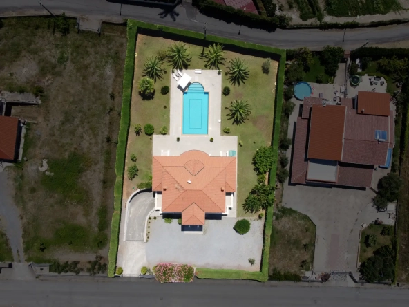 Villa Scalea Calabria aerial view