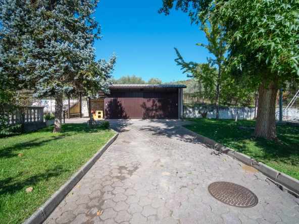 Large outdoor garage