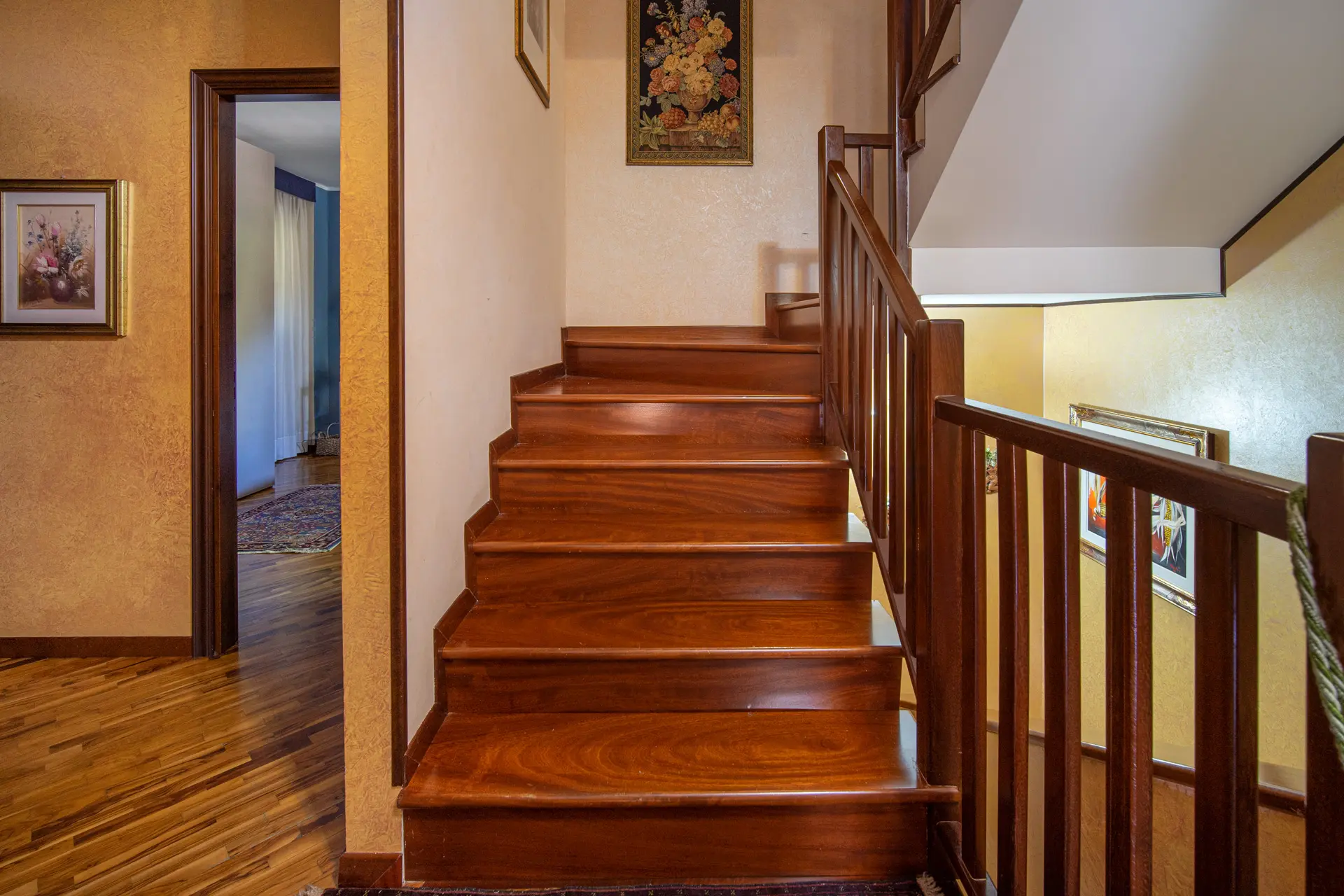 wooden stairs