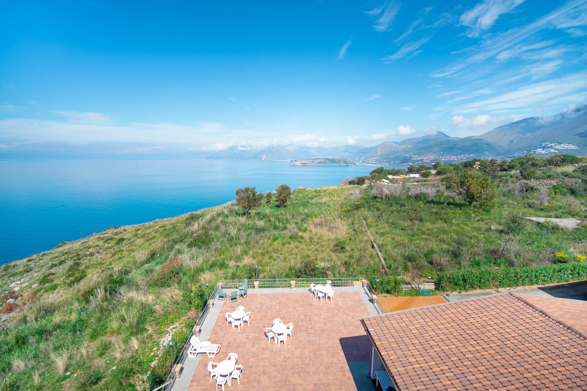 from the lighthouse sea view and large terrace